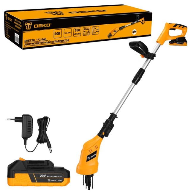 Культиватор аккумуляторный Deko DKET20 (065-1215) Культиватор аккумуляторный Deko DKET20 (065-1215)