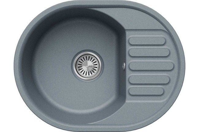 Кухонная мойка Polygran Quartz Bond 610 грей Кухонная мойка Polygran Quartz Bond 610 грей