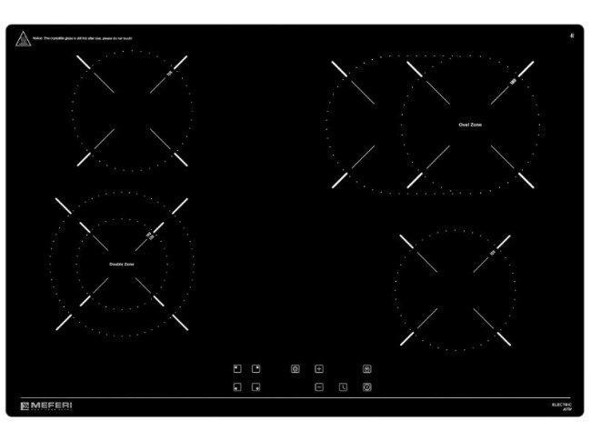 Встраиваемая электрическая варочная панель Meferi MEH754BK Ultra