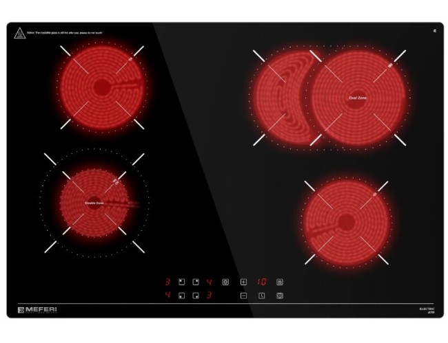 Встраиваемая электрическая варочная панель Meferi MEH754BK Ultra