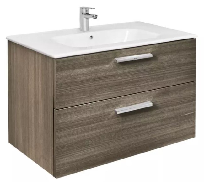 Тумба под раковину Roca Victoria 80 городской дуб (A857470402) Тумба под раковину Roca Victoria 80 городской дуб (A857470402)