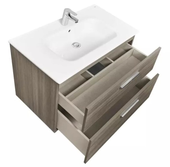 Тумба под раковину Roca Victoria 80 городской дуб (A857470402) Тумба под раковину Roca Victoria 80 городской дуб (A857470402)