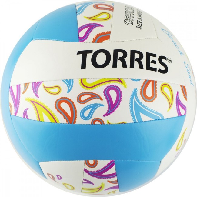 Мяч волейбольный Torres BEACH SAND BLUE V32095B Мяч волейбольный Torres BEACH SAND BLUE V32095B