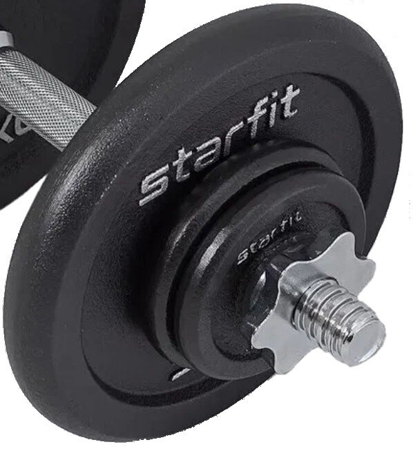 Гантель разборная Starfit DB-715 14 кг Гантель разборная Starfit DB-715 14 кг