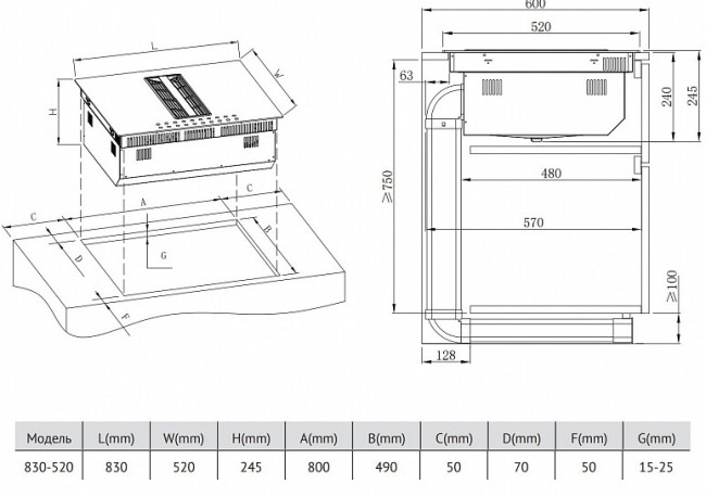 Встраиваемая индукционная варочная панель Korting HIBH 84980 NB Встраиваемая индукционная варочная панель Korting HIBH 84980 NB