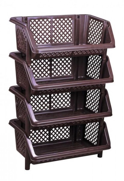 Этажерка Альтернатива Универсал М6530 коричневый