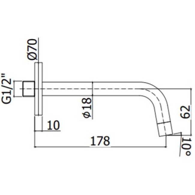 Излив для ванны Paffoni steel looking (ZBOC045ST) Излив для ванны Paffoni steel looking (ZBOC045ST)