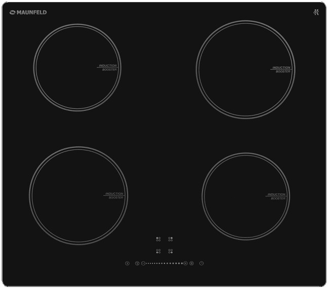 Встраиваемая индукционная варочная панель Maunfeld CVI594STBK Встраиваемая индукционная варочная панель Maunfeld CVI594STBK