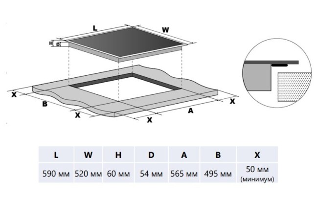 Встраиваемая индукционная варочная панель Maunfeld CVI594STBK Встраиваемая индукционная варочная панель Maunfeld CVI594STBK