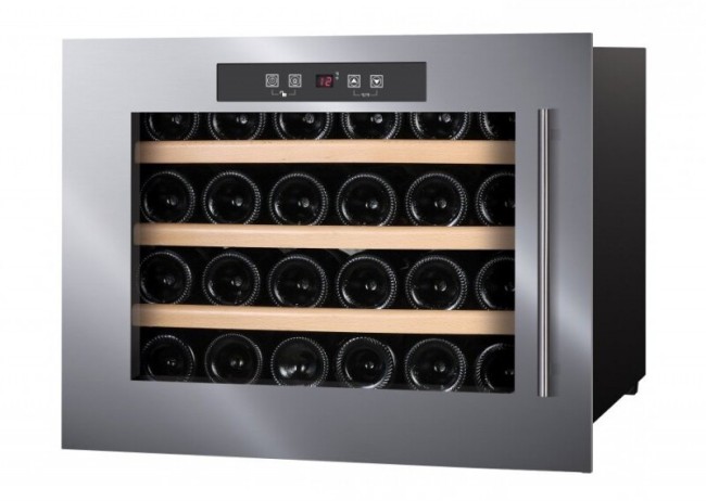 Встраиваемый винный шкаф Dunavox DX-24.56BSK(В) (петли слева) Встраиваемый винный шкаф Dunavox DX-24.56BSK(В) (петли слева)