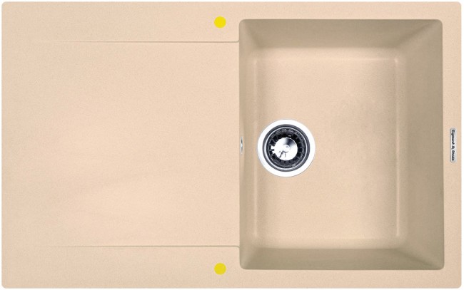 Кухонная мойка Zigmund & Shtain RECHTECK 775 топленое молоко
