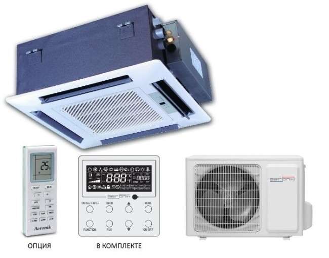 Сплит-система кассетного типа Aeronik AKH18K3HI/AUHN18NK3HO