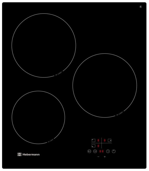 Встаиваемая электрическая варочная поверхность Hebermann HBKC 4530.1 B