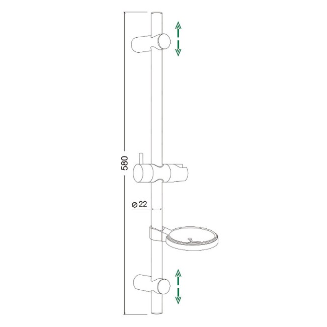 Душевой гарнитур WesnaArt DS021-58