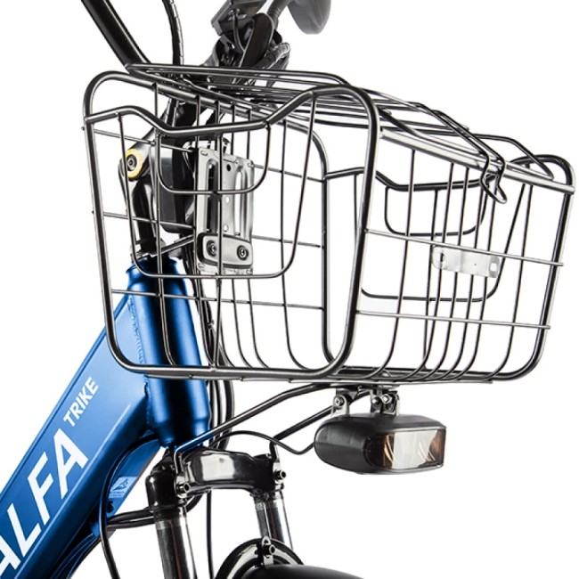 Трицикл Green City e-ALFA Trike синий-2787 Трицикл Green City e-ALFA Trike синий-2787