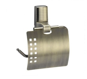 Держатель туалетной бумаги с крышкой WasserKraft Exter K-5225