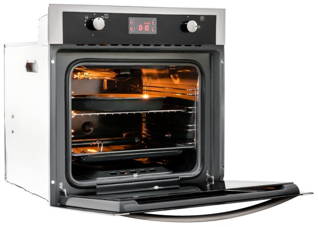 Встраиваемый газовый духовой шкаф Ricci RGO-650IX