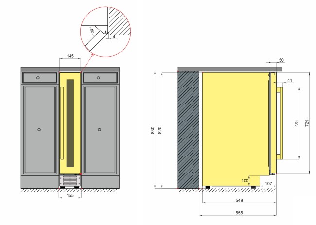 Винный шкаф Meyvel MV8-KBT1 Винный шкаф Meyvel MV8-KBT1