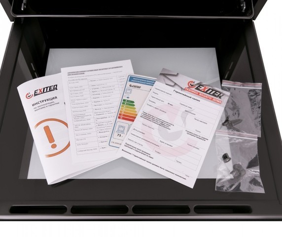 Встраиваемый электрический духовой шкаф Exiteq EXO-105 black