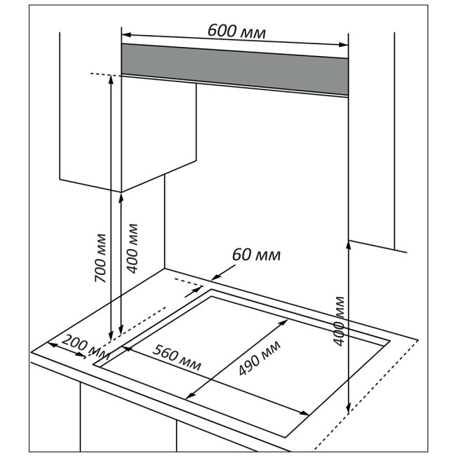 Встраиваемая газовая варочная панель Nordfrost HM 6044 W Встраиваемая газовая варочная панель Nordfrost HM 6044 W