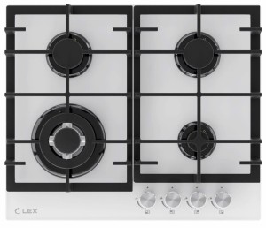 Встраиваемая газовая варочная панель Lex GVG 645 WH