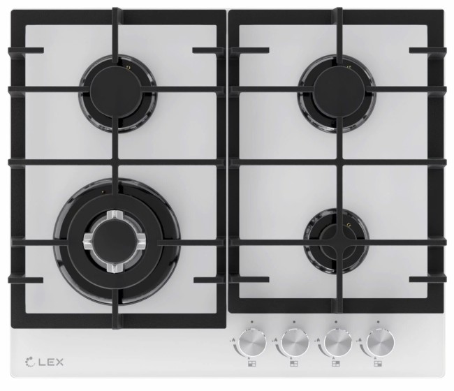 Встраиваемая газовая варочная панель Lex GVG 645 WH