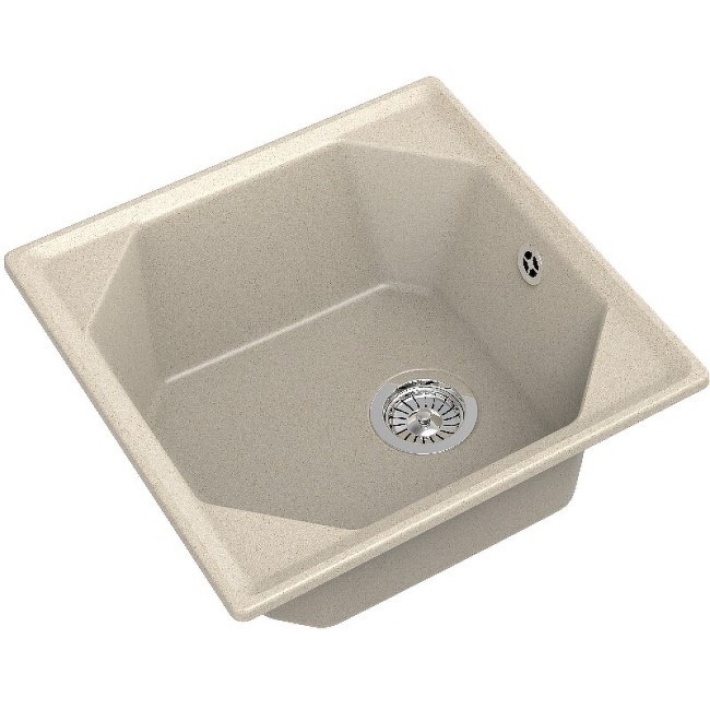 Кухонная мойка GranFest GF-U-500 бежевый Кухонная мойка GranFest GF-U-500 бежевый