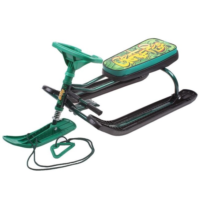Снегокат Nika Тимка Спорт 2 Граффити зеленый ТС2 Снегокат Nika Тимка Спорт 2 Граффити зеленый ТС2
