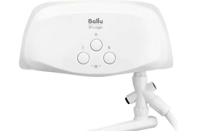 Водонагреватель проточный Ballu 3-Logic TS (6,5 kW) - кран+душ