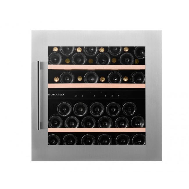 Встраиваемый винный шкаф Dunavox DAB-41.83DSS Встраиваемый винный шкаф Dunavox DAB-41.83DSS