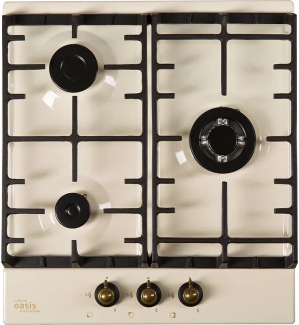 Встраиваемая газовая варочная панель Oasis P-3MRT