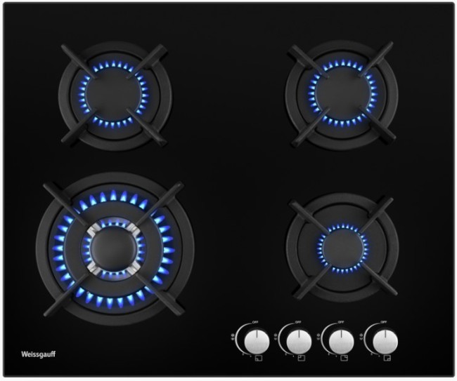 Варочная газовая варочная панель Weissgauff HG 640 BGH