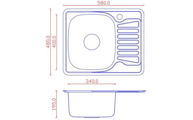 Кухонная мойка Matteo F-5848 F Costa