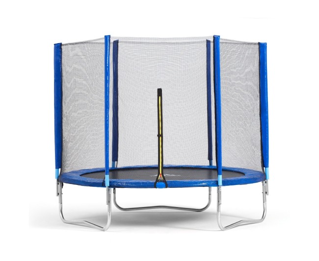 Батут DFC Trampoline Fitness 5ft (5FT-TR-B) с наружной сеткой синий