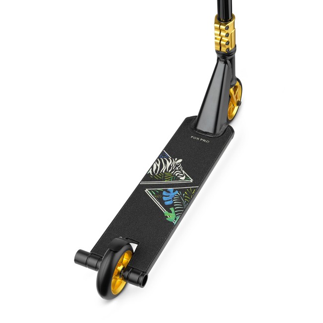 Самокат Fox Big Boy 5.0 (2020) черный/золотой Самокат Fox Big Boy 5.0 (2020) черный/золотой