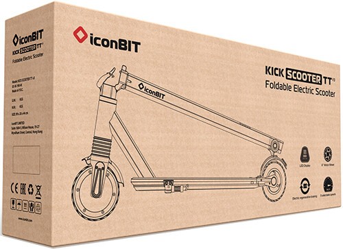 Электросамокат IconBit Kick Scooter TT v3 (IK-1904K) Электросамокат IconBit Kick Scooter TT v3 (IK-1904K)