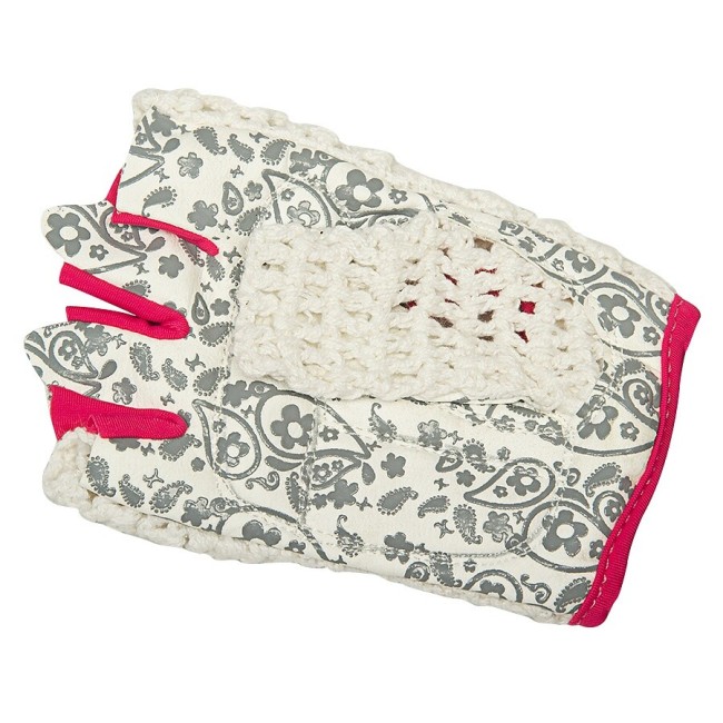 Перчатки для фитнеса Starfit SU-110 белый/розовый S Перчатки для фитнеса Starfit SU-110 белый/розовый S