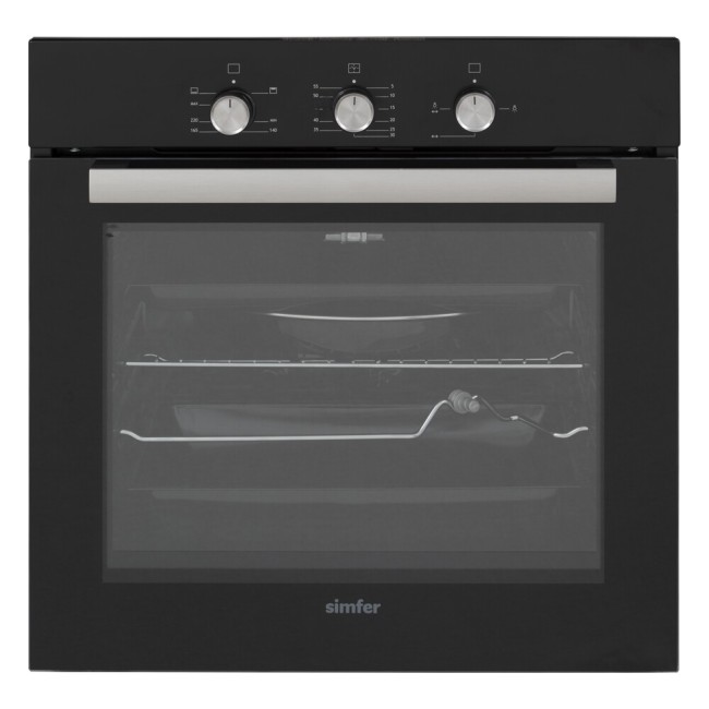 Встраиваемый газовый духовой шкаф Simfer B6GB12016