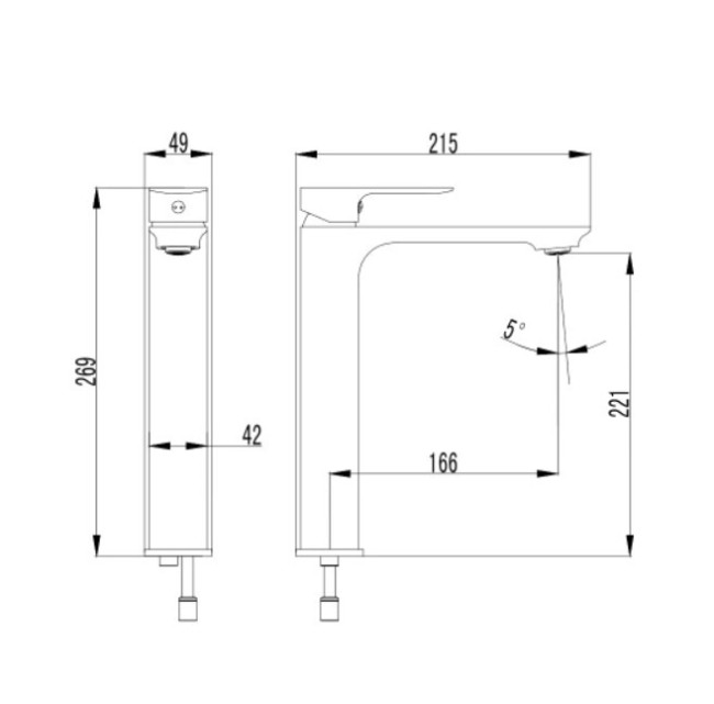Смеситель AQUAme Monza AQM6314CR