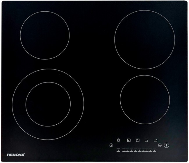 Встраиваемая электрическая варочная панель Renova TC-466L1BS1 Встраиваемая электрическая варочная панель Renova TC-466L1BS1