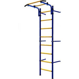 Шведская стенка Romana Карусель Комета Next Light синий/желтый