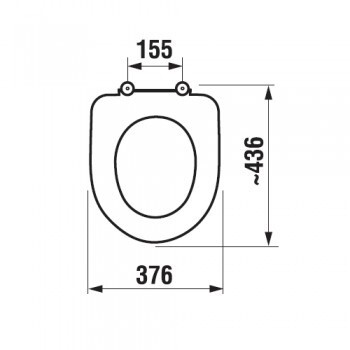 Сиденье для унитаза Jika 8932823000631