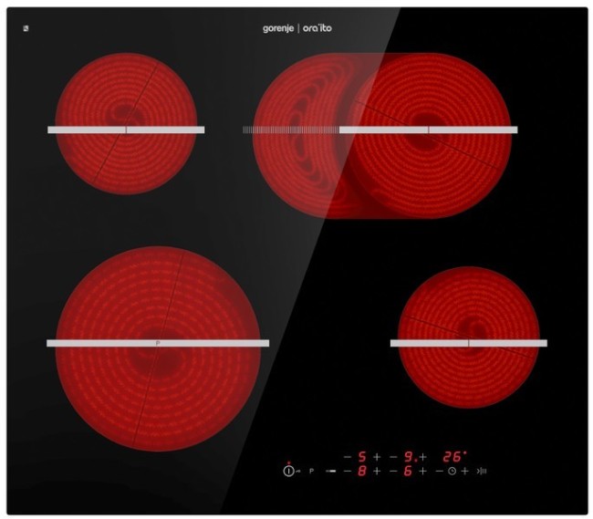 Встраиваемая электрическая варочная панель Gorenje ECT 648 ORA-B Встраиваемая электрическая варочная панель Gorenje ECT 648 ORA-B