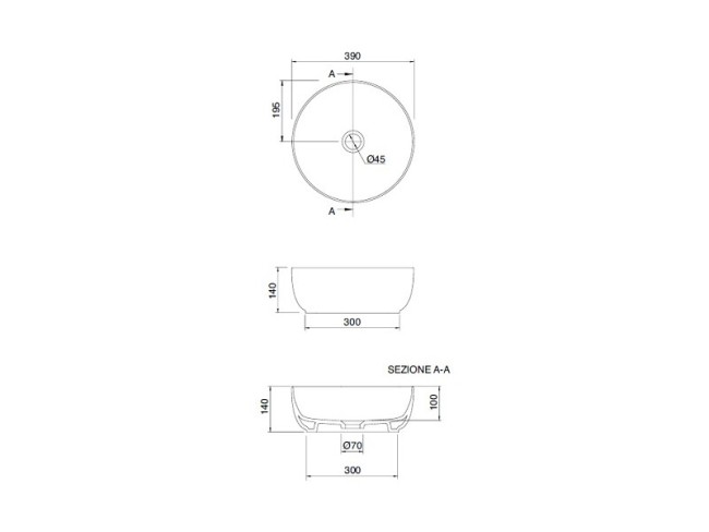 Раковина накладная Scarabeo GLAM (1807) White Раковина накладная Scarabeo GLAM (1807) White