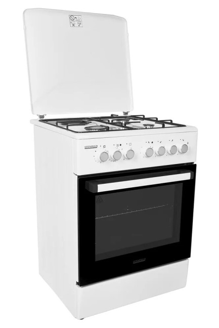 Комбинированная плита Stenfeld T631GEF-02 белый