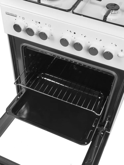 Комбинированная плита Stenfeld T631GEF-02 белый