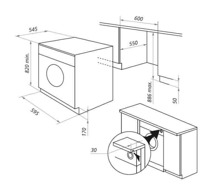 Встраиваемая стиральная машина Maunfeld MBWM.148W Встраиваемая стиральная машина Maunfeld MBWM.148W