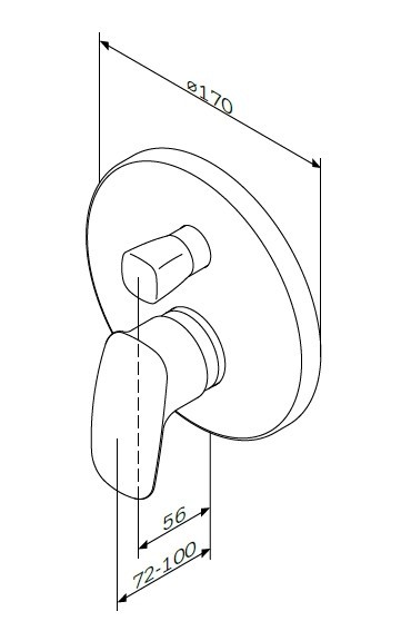 Смеситель для ванны AM.PM Spirit 2.1 F71A85000 Смеситель для ванны AM.PM Spirit 2.1 F71A85000