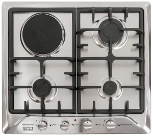 Встраиваемая комбинированная варочная панель Ricci RKN-4T 1031 IX Встраиваемая комбинированная варочная панель Ricci RKN-4T 1031 IX
