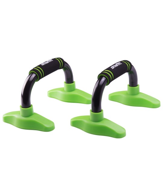 Упоры для отжиманий Starfit BA-302 черный/зеленый